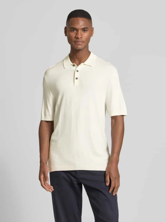 Zdjęcie produktu Koszulka polo z listwą guzikową model ‘WILLIAM’ Jack&Jones Biały