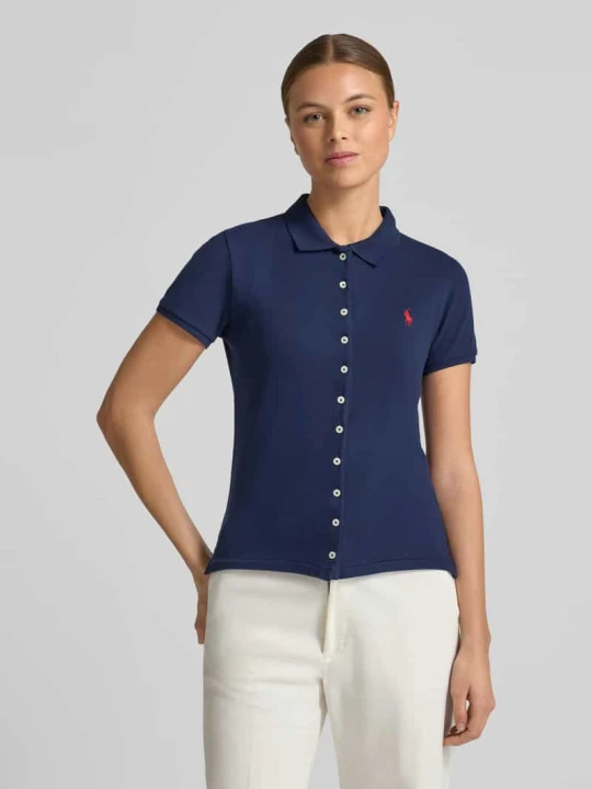 Zdjęcie produktu Koszulka polo z listwą guzikową Polo Ralph Lauren Granatowy