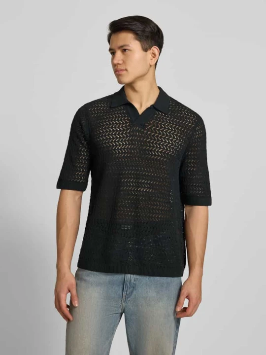 Zdjęcie produktu Koszulka polo z mieszanki bawełny o kroju regular fit model 'NYLE' Only & Sons Czarny