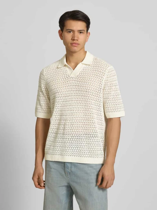 Zdjęcie produktu Koszulka polo z mieszanki bawełny o kroju regular fit model 'NYLE' Only & Sons Złamany biały