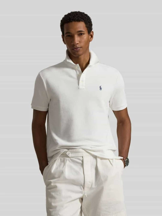 Zdjęcie produktu Koszulka polo z mieszanki bawełny Polo Ralph Lauren Biały
