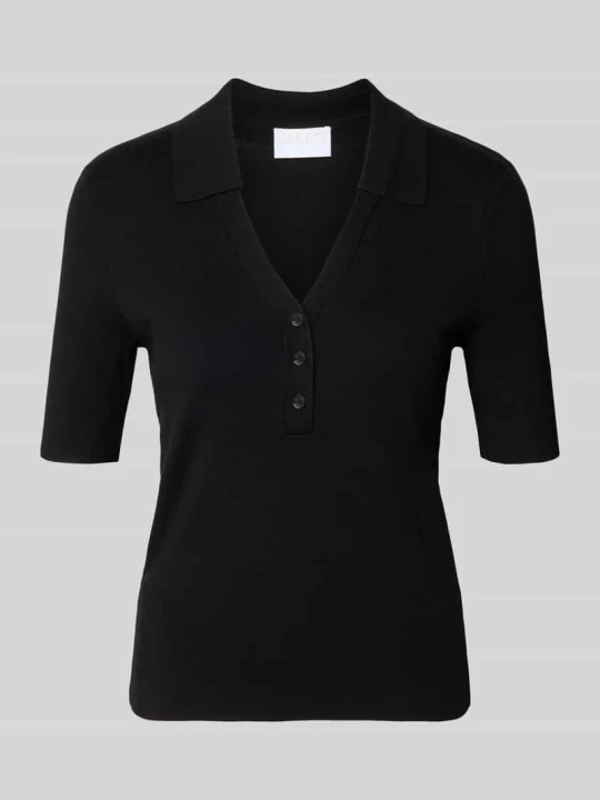 Zdjęcie produktu Koszulka polo z mieszanki wiskozy o kroju regular fit Jake*s Czarny