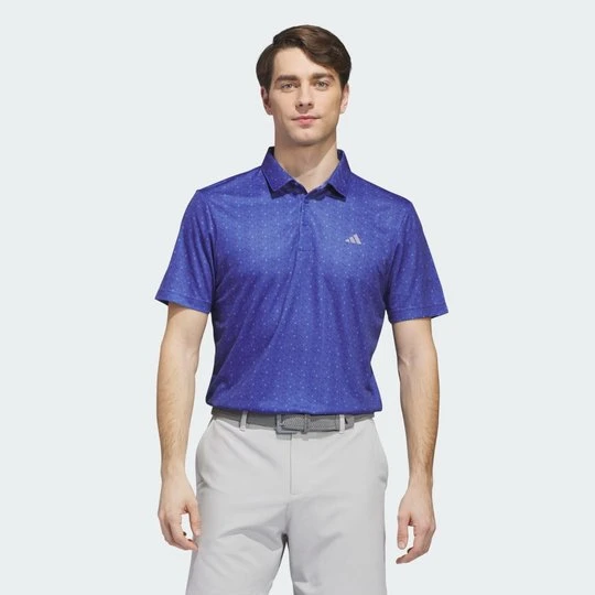 Zdjęcie produktu KOSZULKA POLO Z NADRUKIEM PERFORMANCE Adidas Dual Indigo