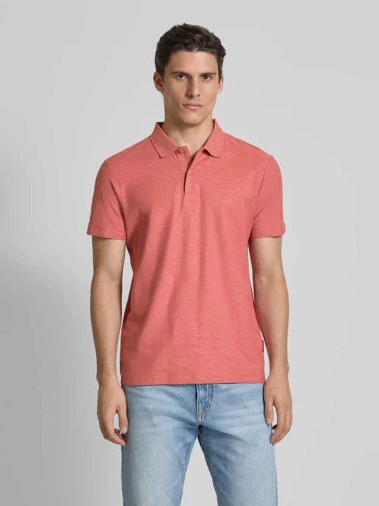 Zdjęcie produktu Koszulka polo z nadrukiem z logo model ‘Alonso’ JOOP! Łososiowy