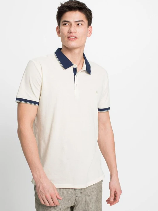 Zdjęcie produktu Koszulka polo z piki (3 szt.) BonPrix biały