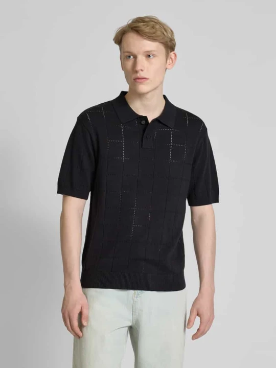 Zdjęcie produktu Koszulka polo z prążkowanymi wykończeniami Levi's Czarny
