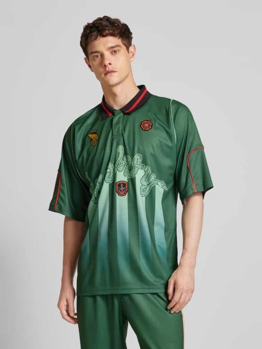 Zdjęcie produktu Koszulka polo z rękawem o dł. 1/2 The Hundreds Zielony