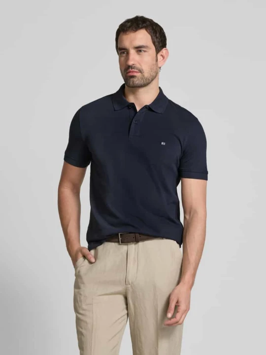 Zdjęcie produktu Koszulka polo z wyhaftowanym logo Christian Berg Granatowy