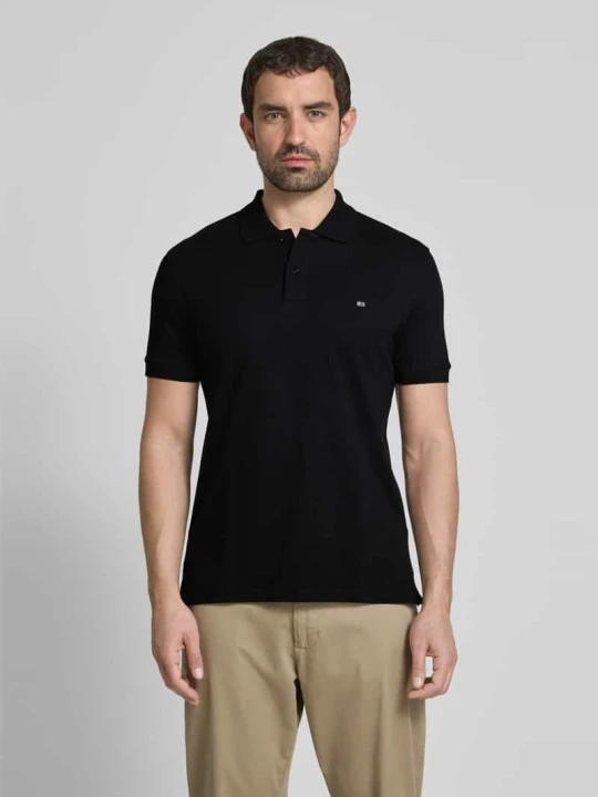 Zdjęcie produktu Koszulka polo z wyhaftowanym logo Christian Berg Czarny