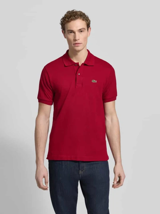 Zdjęcie produktu Koszulka polo z wyhaftowanym logo Lacoste Bordowy