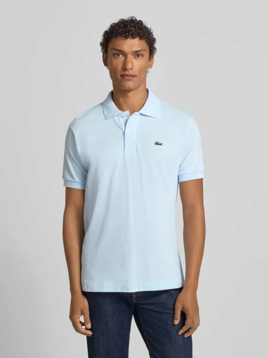 Zdjęcie produktu Koszulka polo z wyhaftowanym logo Lacoste Jasnoniebieski