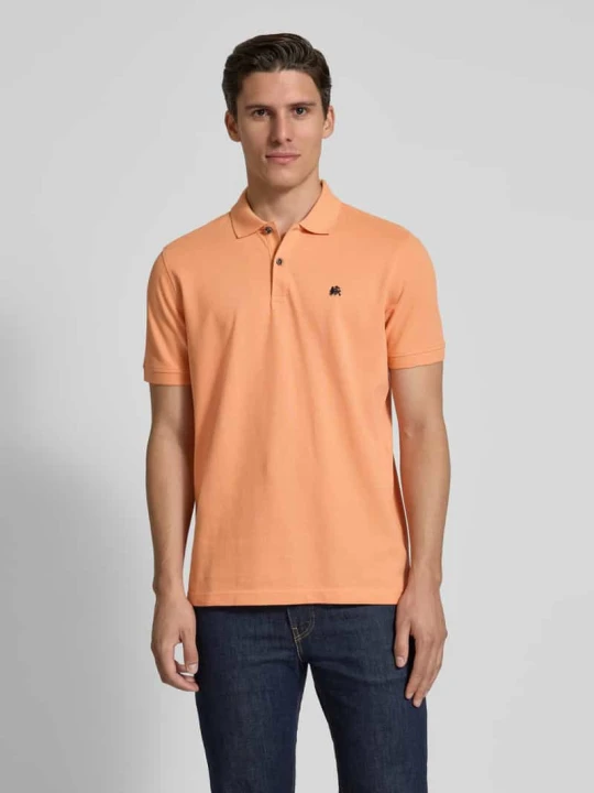Zdjęcie produktu Koszulka polo z wyhaftowanym logo Lerros Pomarańczowy