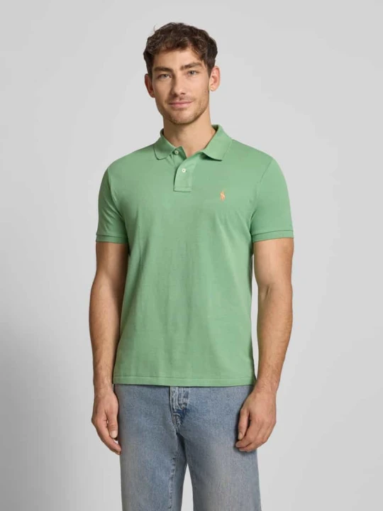 Zdjęcie produktu Koszulka polo o kroju slim fit z czystej bawełny Polo Ralph Lauren Zielony