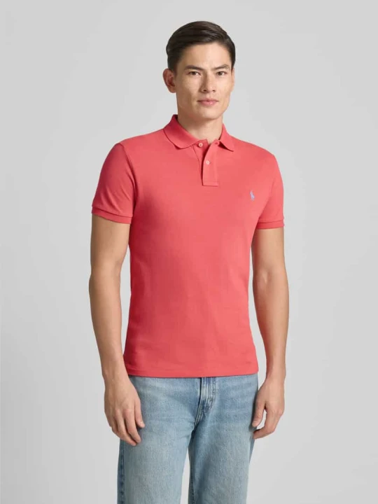 Zdjęcie produktu Koszulka polo o kroju slim fit z czystej bawełny Polo Ralph Lauren Czerwony
