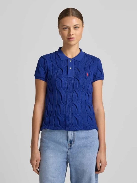 Zdjęcie produktu koszulka polo z wyhaftowanym logo Polo Ralph Lauren Królewski niebieski
