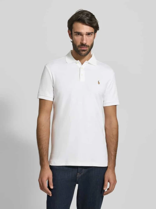 Zdjęcie produktu Koszulka polo z wyhaftowanym logo Polo Ralph Lauren Biały