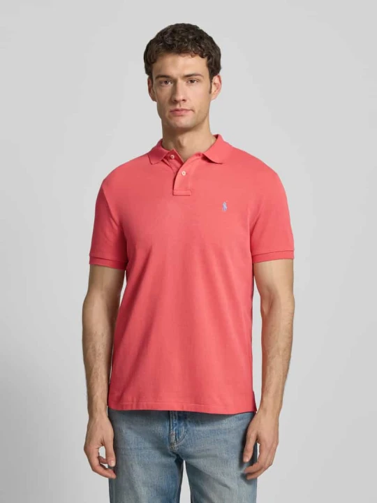 Zdjęcie produktu Koszulka polo o kroju slim fit z czystej bawełny Polo Ralph Lauren Czerwony