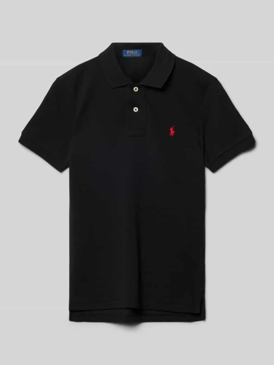 Zdjęcie produktu Koszulka polo z wyszywanym logo Polo Ralph Lauren Czarny