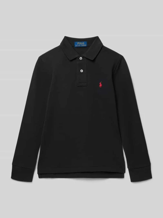Zdjęcie produktu Koszulka polo z wyhaftowanym logo Polo Ralph Lauren Czarny