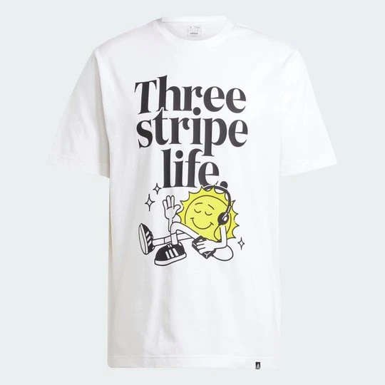 Zdjęcie produktu Koszulka Positivity Graphic Adidas biały
