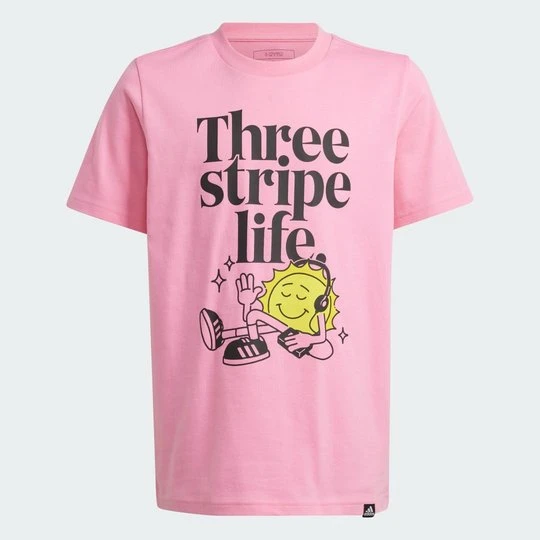 Zdjęcie produktu Koszulka Positivity Table Graphic Adidas Bliss Pink
