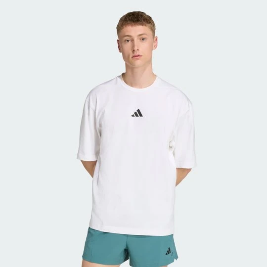 Zdjęcie produktu Koszulka PrimeLift Workout Oversize Adidas biały
