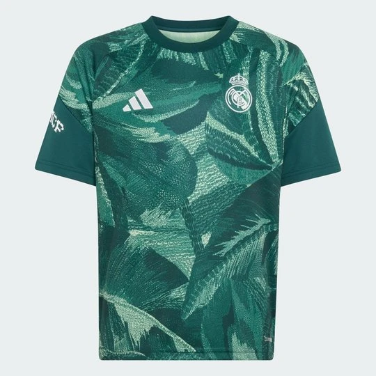 Zdjęcie produktu Koszulka przedmeczowa dla dzieci Real Madryt 26 / 27 Adidas zielony