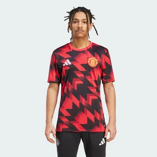 Zdjęcie produktu Koszulka przedmeczowa Manchester United 25 / 26 Adidas Mufc Red