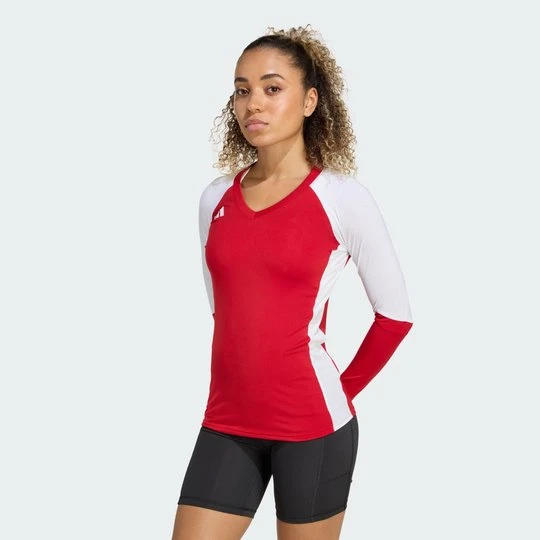 Zdjęcie produktu Koszulka Quickset Long Sleeve Volleyball Adidas Team Power Red 2