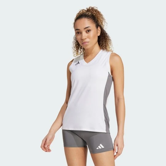 Zdjęcie produktu Koszulka Quickset Sleeveless Volleyball Adidas biały