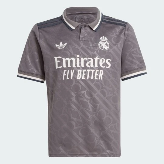 Zdjęcie produktu Koszulka Real Madrid 24 / 25 Third Kids Adidas Charcoal