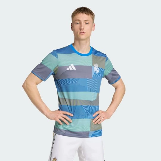 Zdjęcie produktu Koszulka Real Madrid 25/26 Pre-Match Adidas Blue Bird