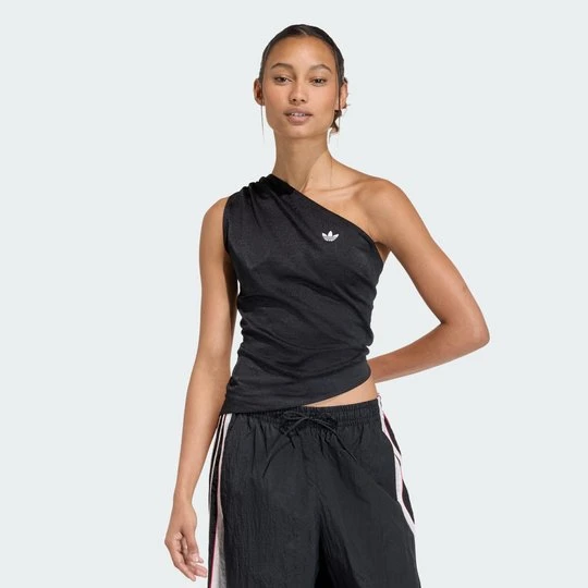 Zdjęcie produktu KOSZULKA ROUCHED ONE SHOULDER Adidas czarny