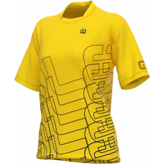 Zdjęcie produktu Koszulka rowerowa damska Off Road MTB Visual ALE Żółty