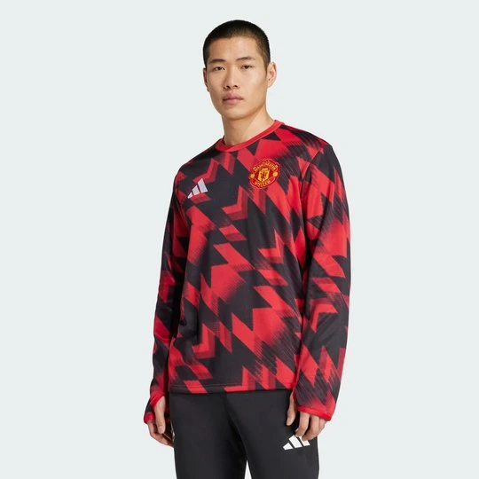 Zdjęcie produktu Koszulka rozgrzewkowa Manchester United 25 / 26 Adidas Mufc Red