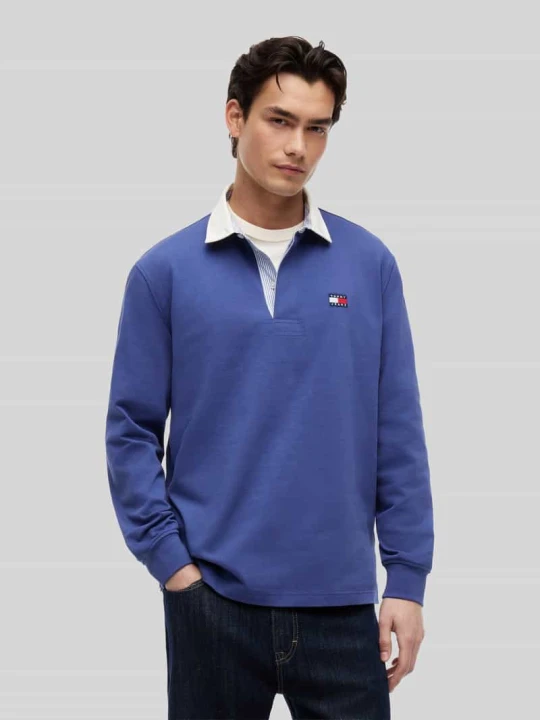 Zdjęcie produktu Koszulka rugby o kroju regular fit z czystej bawełny Tommy Jeans
