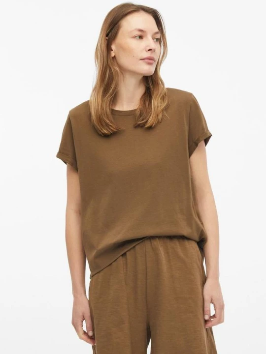 Zdjęcie produktu Bawełniany T-shirt o fasonie Relaxed Fit s.Oliver brązowy