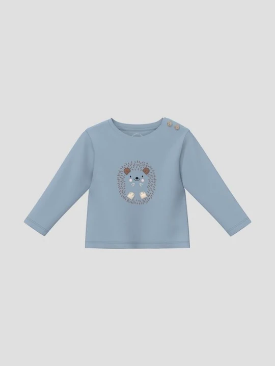 Zdjęcie produktu T-shirt unisex z nadrukiem s.Oliver niebieski