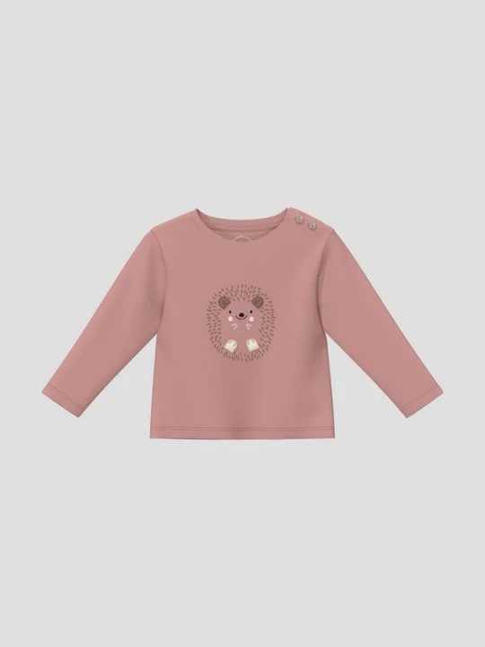 Zdjęcie produktu T-shirt unisex z nadrukiem s.Oliver różowy