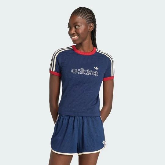Zdjęcie produktu KOSZULKA SIATECZKOWA CALI Adidas niebieski