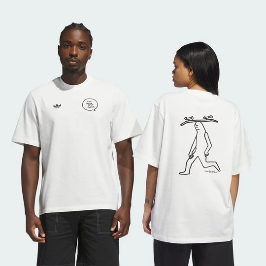 Zdjęcie produktu KOSZULKA SKATEBOARDING x MARK GONZALES SKATE SPOT TEE Adidas Core White