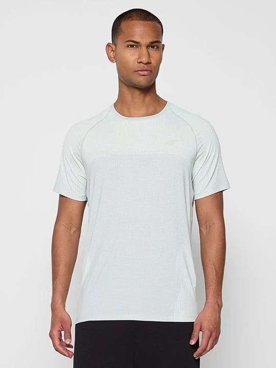 Zdjęcie produktu T-shirt z nadrukiem 4F miętowy