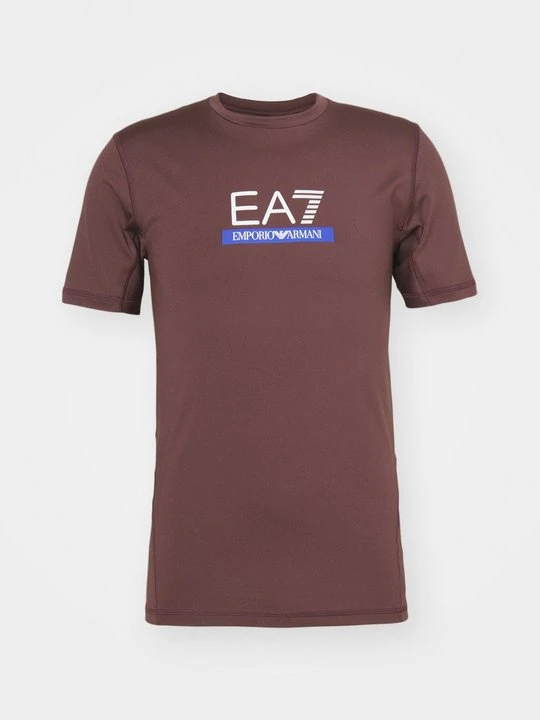 Zdjęcie produktu Koszulka sportowa EA7 Emporio Armani brązowy