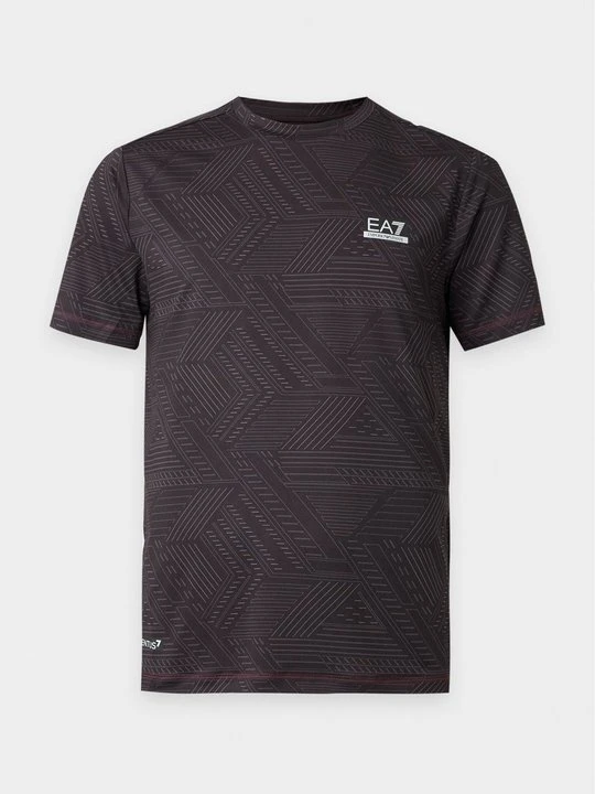 Zdjęcie produktu Koszulka sportowa EA7 Emporio Armani ciemnobrązowy