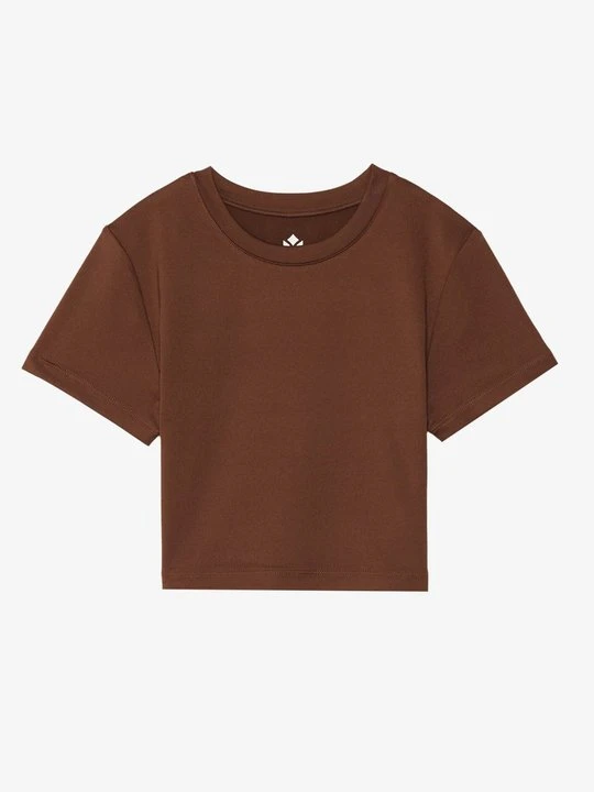 Zdjęcie produktu Koszulka sportowa Even&Odd Active By Zalando ciemnobrązowy