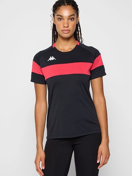 Zdjęcie produktu Koszulka sportowa Kappa czarny melanż