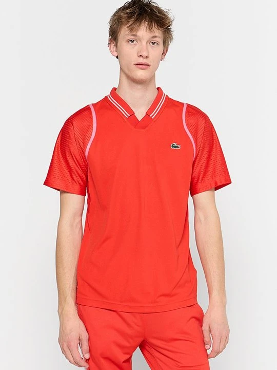 Zdjęcie produktu Koszulka sportowa Lacoste czerwony