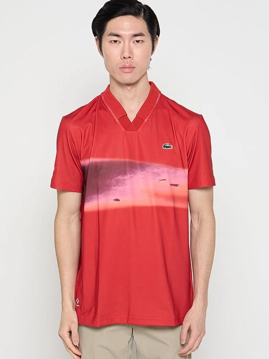Zdjęcie produktu Koszulka sportowa Lacoste czerwony