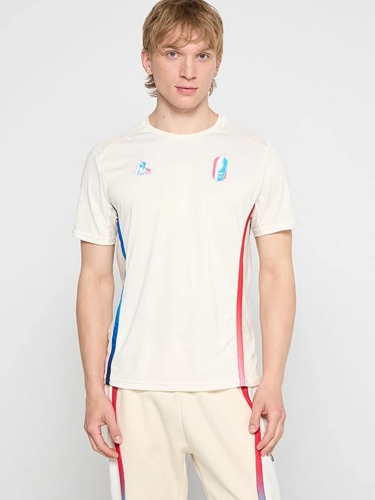 Zdjęcie produktu Koszulka sportowa Le Coq Sportif mleczny