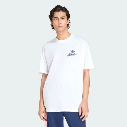 Zdjęcie produktu KOSZULKA SUMMER LEAGUE GFX TEE VARSITY Adidas biały